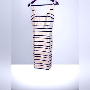 J. Crew | Striped V-Line Midi Dress | Sz:0 NWT #Contemporary